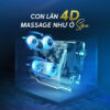 Ghế massage Lifesport LS-2200 tích hợp con lăn 4D