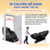 Ghế Massage Lifesport LS-699 dễ dàng di chuyển