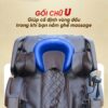 Ghế massage Lifesport LS-169 trang bị gối chữ U cố định vùng đầu