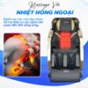 Ghế massage Lifesport LS-599 được trang bị chế độ massage nhiệt hồng ngoại