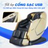 Ghế massage Lifesport LS-599 có một cổng sạc USB