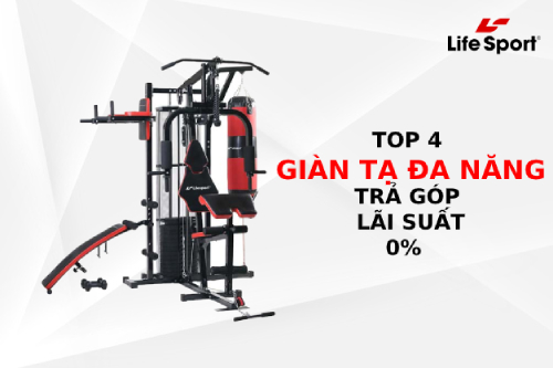 Giàn tạ đa năng trả góp 0% lãi suất