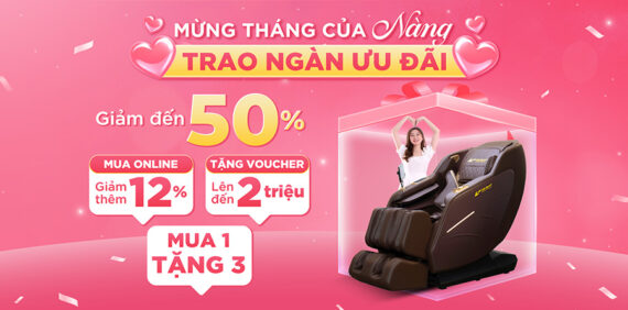 Mừng tháng của nàng trao ngàn ưu đãi tặng voucher lên đến 2 triệu đồng