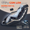 Ghế massage Lifesport LS-359 trang bị con lăn cao cấp và đường ray SL 135cm