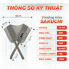 Thông số kỹ thuật đai massage cổ vai gáy đa năng Sakuchi UK-878